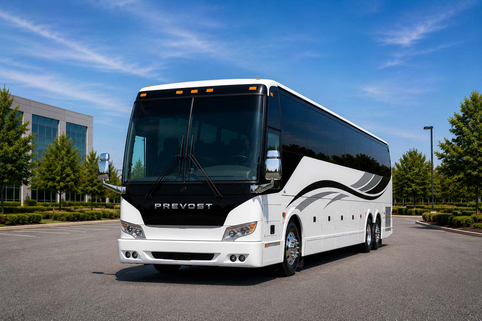Charter bus rental in Rockdale, TX